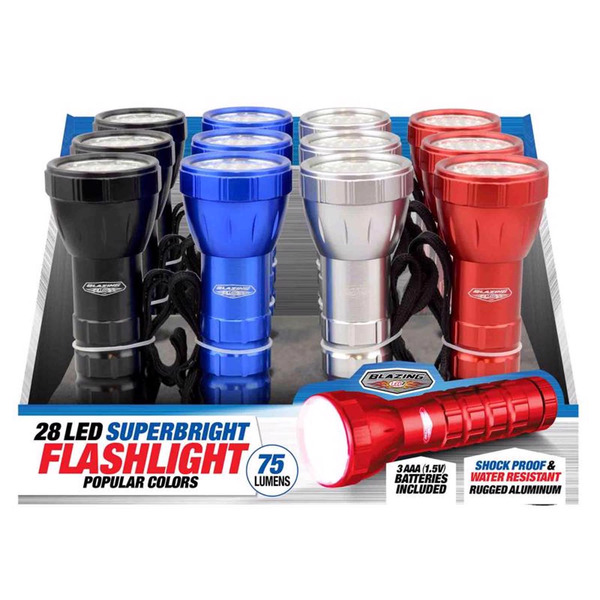 Blazing LED 28 LED Super Bright Flashlight