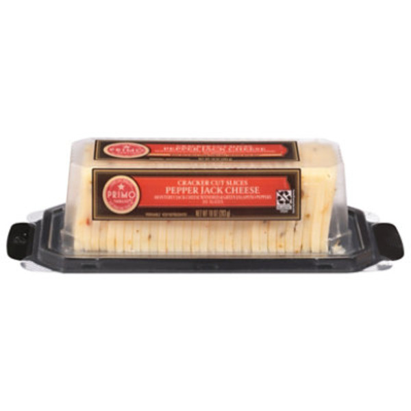 Primo Taglio Cracker Cut Slices Pepper Jack Cheese