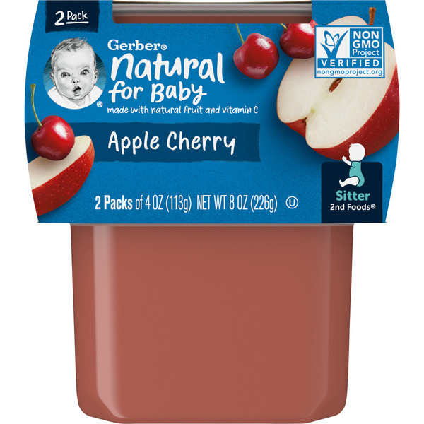Gerber Baby Food Apple Cherry Tubs Same-Day Delivery or Pickup