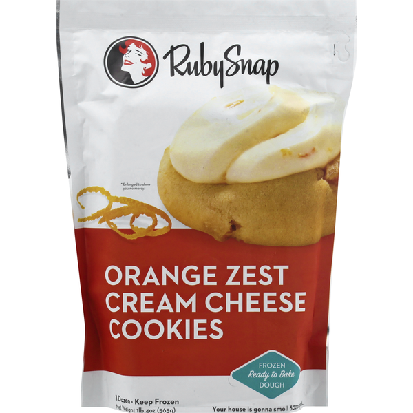 RubySnap Cookies, Orange Zest Cream Cheese Same-Day Delivery or
