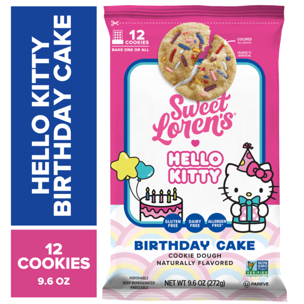 Sweet Loren's Gluten Free, Vegan Hello Kitty Birthday Cake Cookie