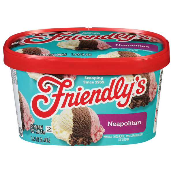 Friendly's Premium Neapolitan Ice Cream Same-Day Delivery | Food