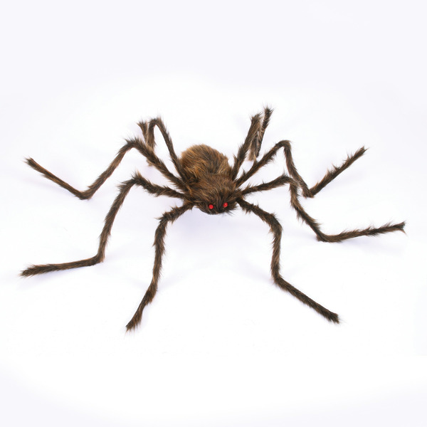 Haunted Living 50-in Posable Hairy Spider Decoration