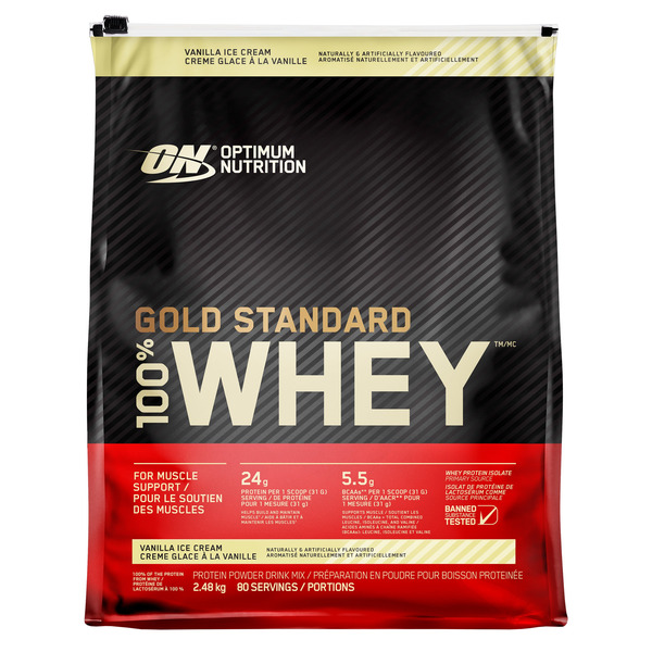 Optimum Nutrition 100% Whey Protein Gold Standard Vanilla Ice Cream