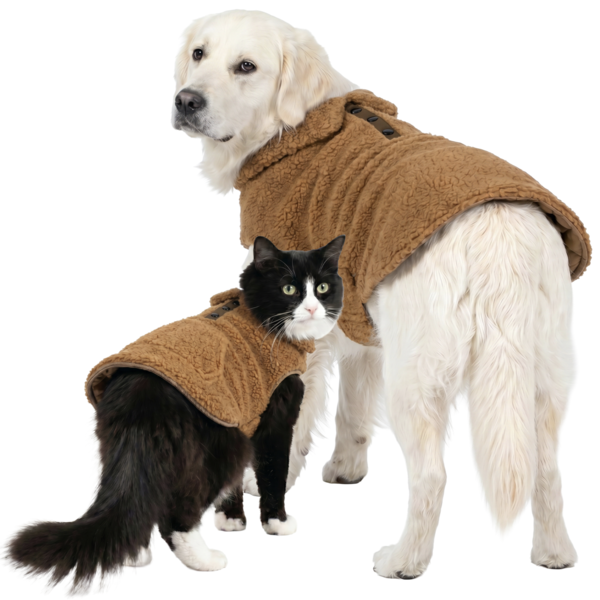 Play On Sherpa Dog Jacket, XS