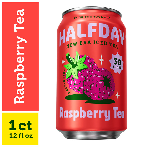 Halfday Prebiotic Raspberry Iced Tea Same-Day Delivery | Bristol Farms
