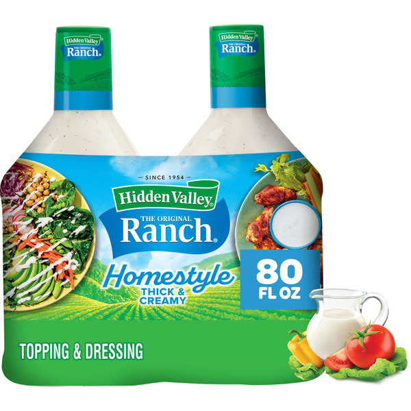Hidden Valley Original Ranch Homestyle Salad Dressing & Topping, Gluten Free