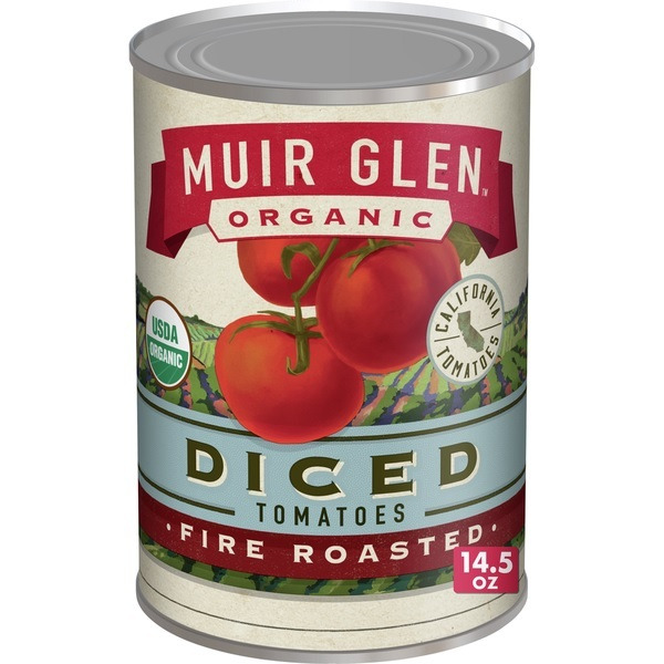 Muir Glen Organic Diced Tomatoes, Fire Roasted