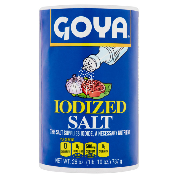 Goya - Iodized Salt - 26 Oz
