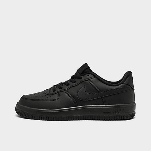 Nike Little Kids' Force 1 Casual Shoes, Size 1 - Black