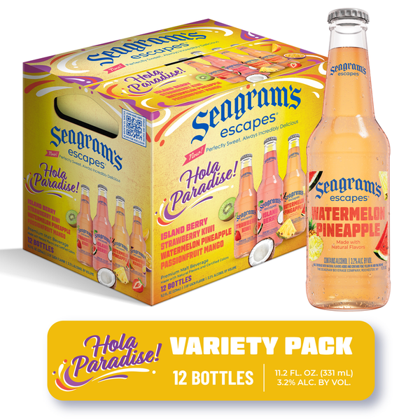 Seagram's Escapes Hola Paradise Variety Pack Same-Day Delivery