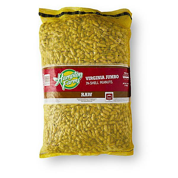 Publix Hampton Farms Virginia Jumbo In Shell Raw Peanuts in Bag Same