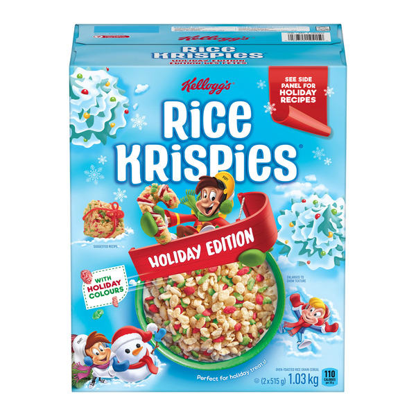 Kellogg's Rice Krispies Holiday Edition Cereal 1.03 kg