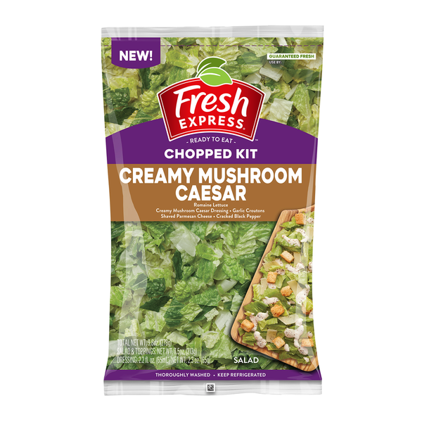 Fresh Express An elevated take on a classic Caesar. Bold, comforting, and feels like a restaurant-quality salad.