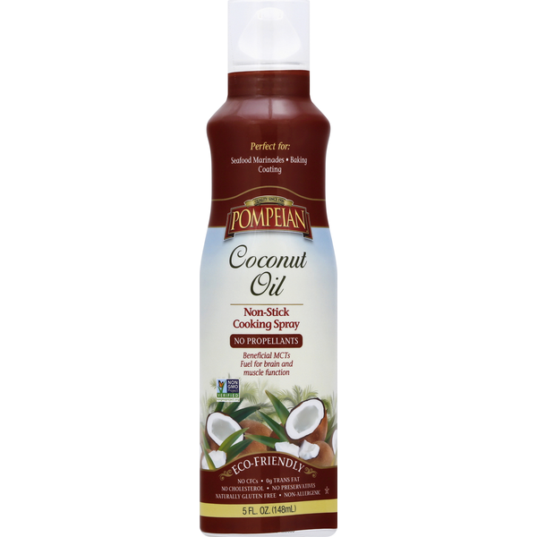 Pompeian Coconut Oil Non Stick Cooking Spray (5 fl oz) Instacart