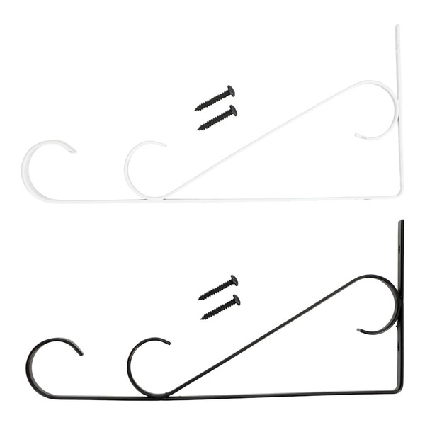 Garden Collection Metal Hanging Plant Brackets - Black - 5.25" Same-Day  Delivery | Dollar Tree