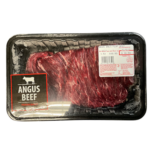 BEEF Randall Angus Boneless Beef Flap Meat