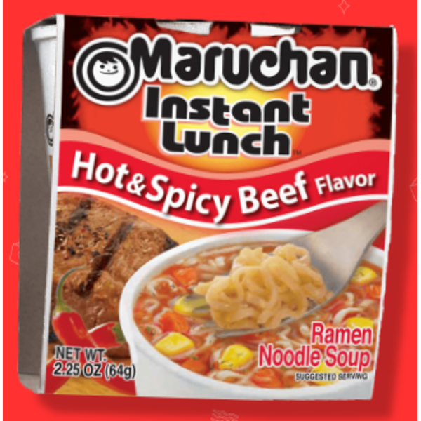 Maruchan Hot & Spicy Beef 2.25z