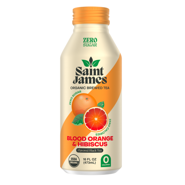Saint James Iced Tea Blood Orange & Hibiscus Organic Black Tea