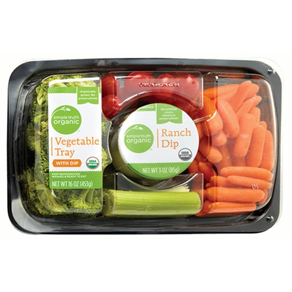 Simple Truth Organic Vegetable Tray With Dip (16 oz) from Kroger