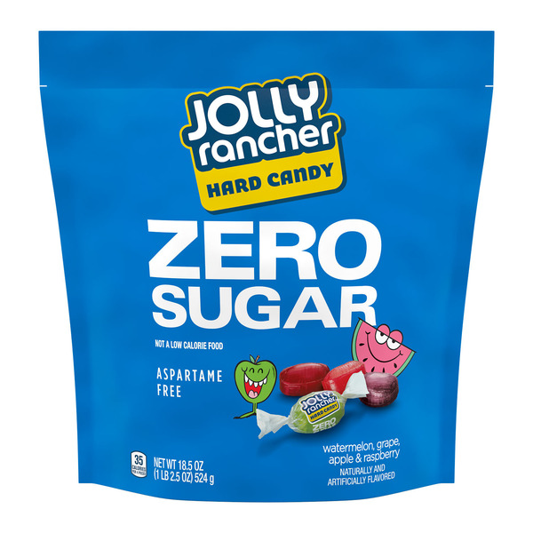 JOLLY RANCHER Zero Sugar Assorted Fruit Flavored Hard Candy Bag