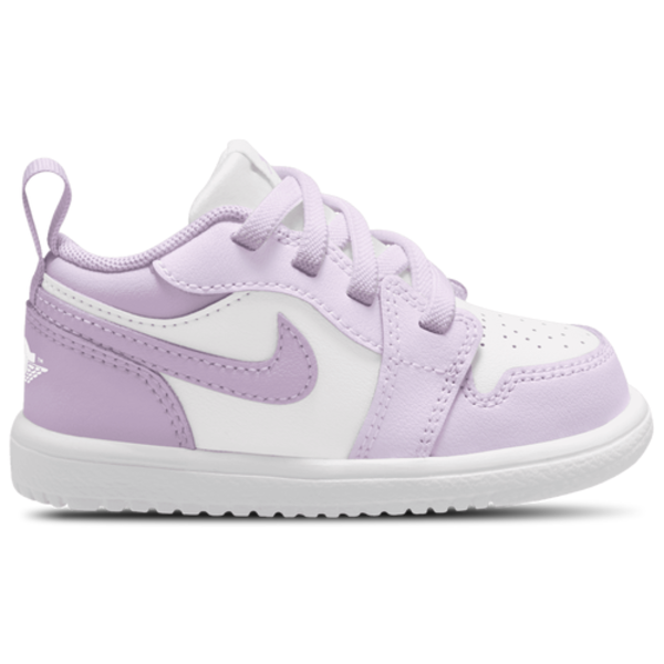 Jordan Toddler Air Jordan 1 Low Basketball Shoes, Size 4K, Medium/B Width - Barely Grape/White-Violet Mist