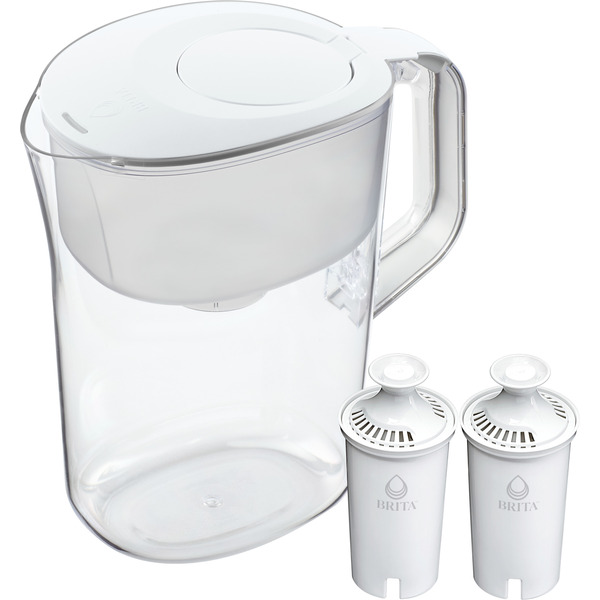 Brita Champlain Water Filter Pitcher, 10 Cup with 2 Filters Same