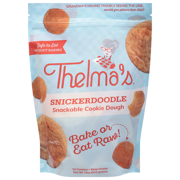 Thelma's Cookie Dough, Snackable, Snickerdoodle Same-Day Delivery
