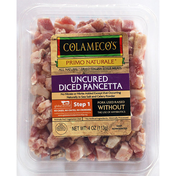 Colameco's Primo Naturale Uncured Diced Pancetta Same-Day Delivery ...