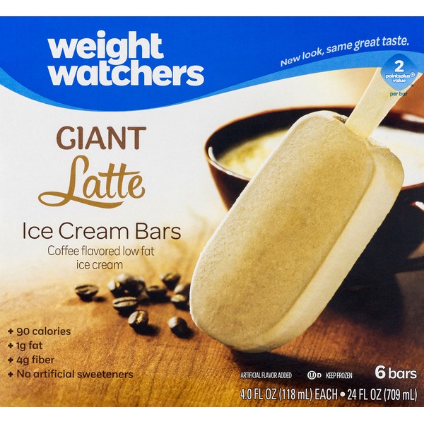 Weight Watchers Ice Cream Bar, Giant Latte (6 each) Instacart