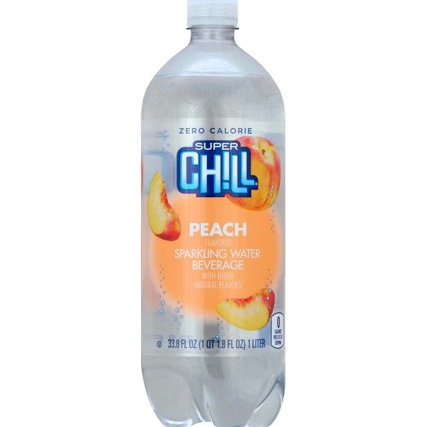 Peach Milk Super Chill Sparkling Water Beverage, Peach Flavored Same