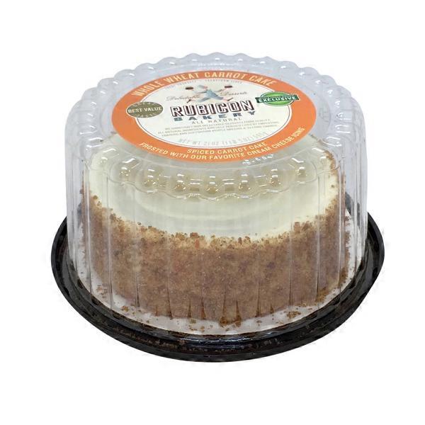 rubics bakery whole wheat carrot cake 21 oz from whole foods whole foods carrot cake