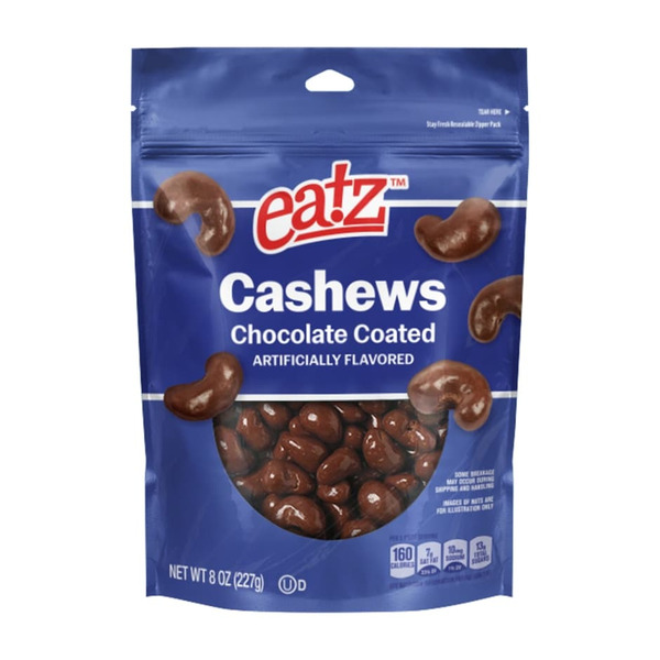 Eatz Chocolate Flavored Coated Cashews Same-Day Delivery | Family