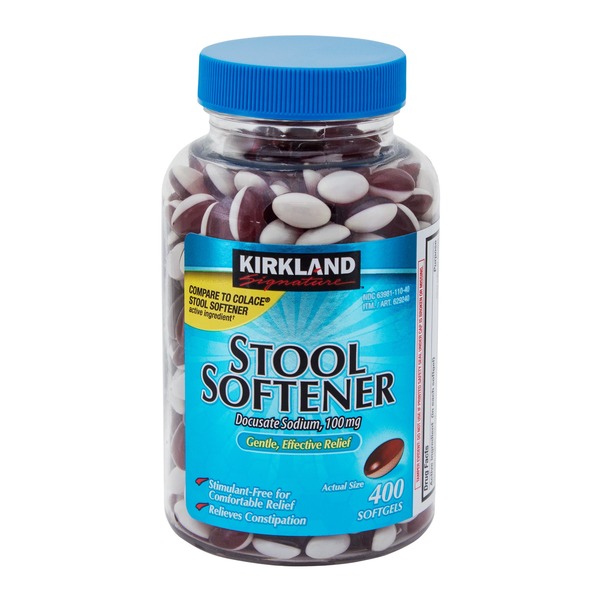 Kirkland Signature Stool Softener 100 mg (400 ct) from Costco Instacart