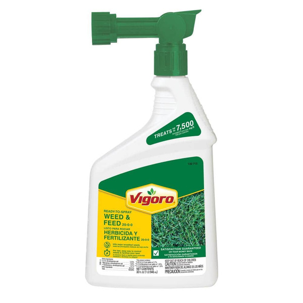 Vigoro 32 Oz. 7,500 Sq. Ft. Spring Ready-to-spray Concentrate Weed And Feed Lawn Fertilizer