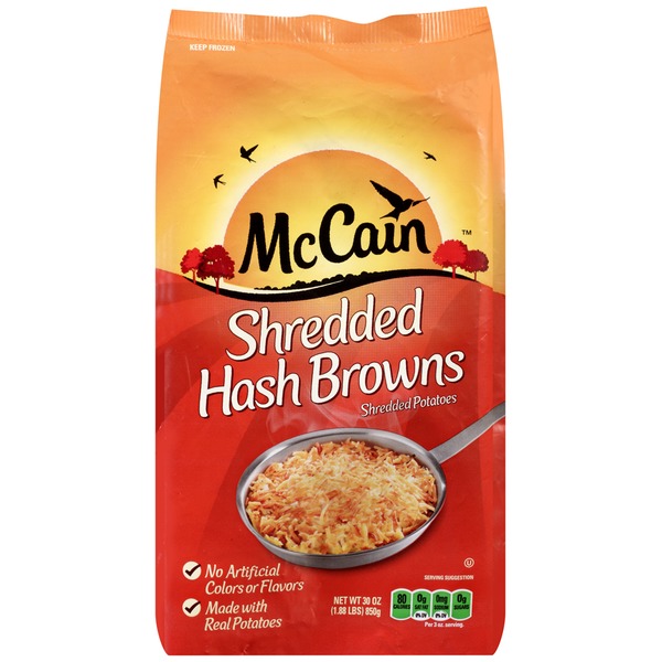 Mccain Shredded Hash Brown Potatoes 30 Oz Instacart