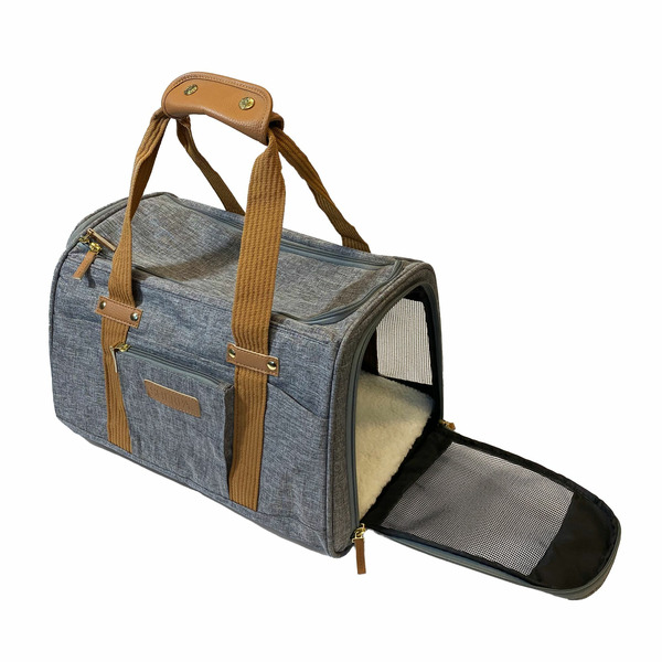 Sherpani Travel Airline Approved Element Deluxe Pet Carrier - Gray