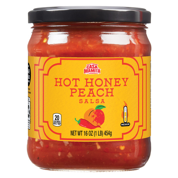 Casa Mamita Flavored Salsa, Hot Hny Peach Same-Day Delivery or