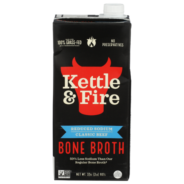 Kettle & Fire Reduced Sodium Classic Beef Bone Broth