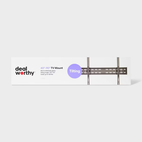 Dealworthy Tilting TV Mount, 40-90 Inch