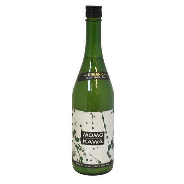 momokan Momokawa Organic Nigori Sake Same-Day Delivery | Binny's Beverage