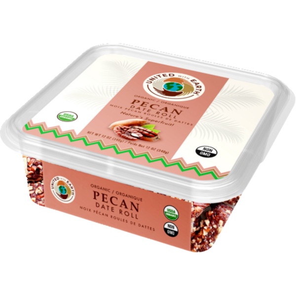 United With Earth Organic Pecan Date Rolls