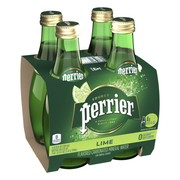 Perrier Lime Flavored Carbonated Mineral Water (11.15 fl oz) Instacart