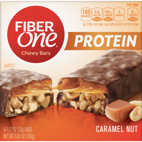 Fiber One Caramel Nut Protein Bar Nutrition – Runners High Nutrition