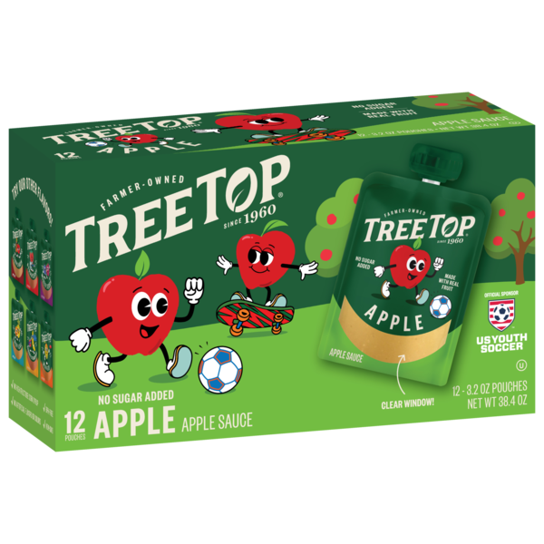 Tree Top Apple Sauce Pack, No Sugar Added, Pouches Same-Day