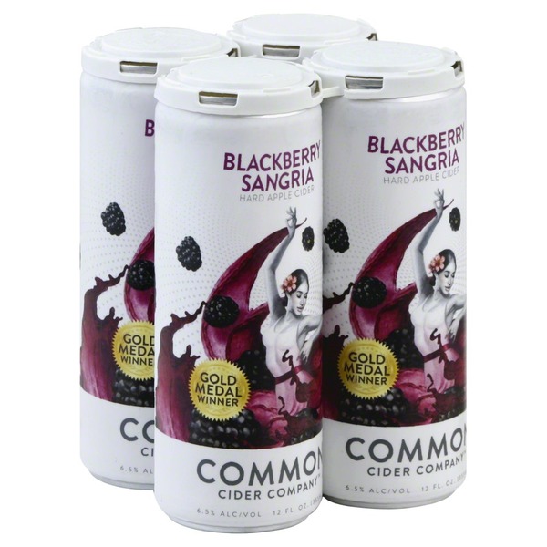 Common Cider Hard Apple Cider, Blackberry Sangria (12 fl oz) Instacart