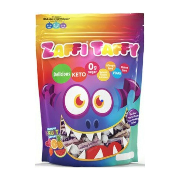 Zolli Candy Zaffi Taffy Delicious Fruit Zero Sugar Allergy Free