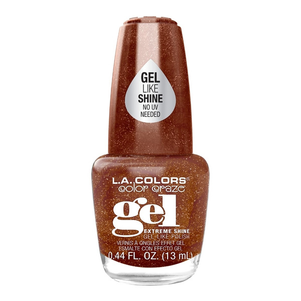 L.A. Colors Nail Polish, Extreme Shine, Gel, CNL384 Exposed Same