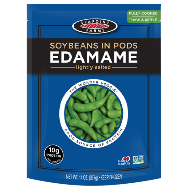 Seapoint Farms Frozen Edamame in Pods, Lightly Salted, Thaw