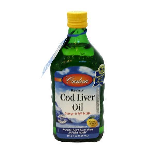Carlson Labs Cod Liver Oil Omega3s Epa & Dha Dietary Supplement (16.9